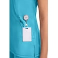 thumbnail image 3 of Infinity Cherokee Women Nurse Scrubs Top Mock Wrap with 2 Pockets - 2625A, 3 of 9