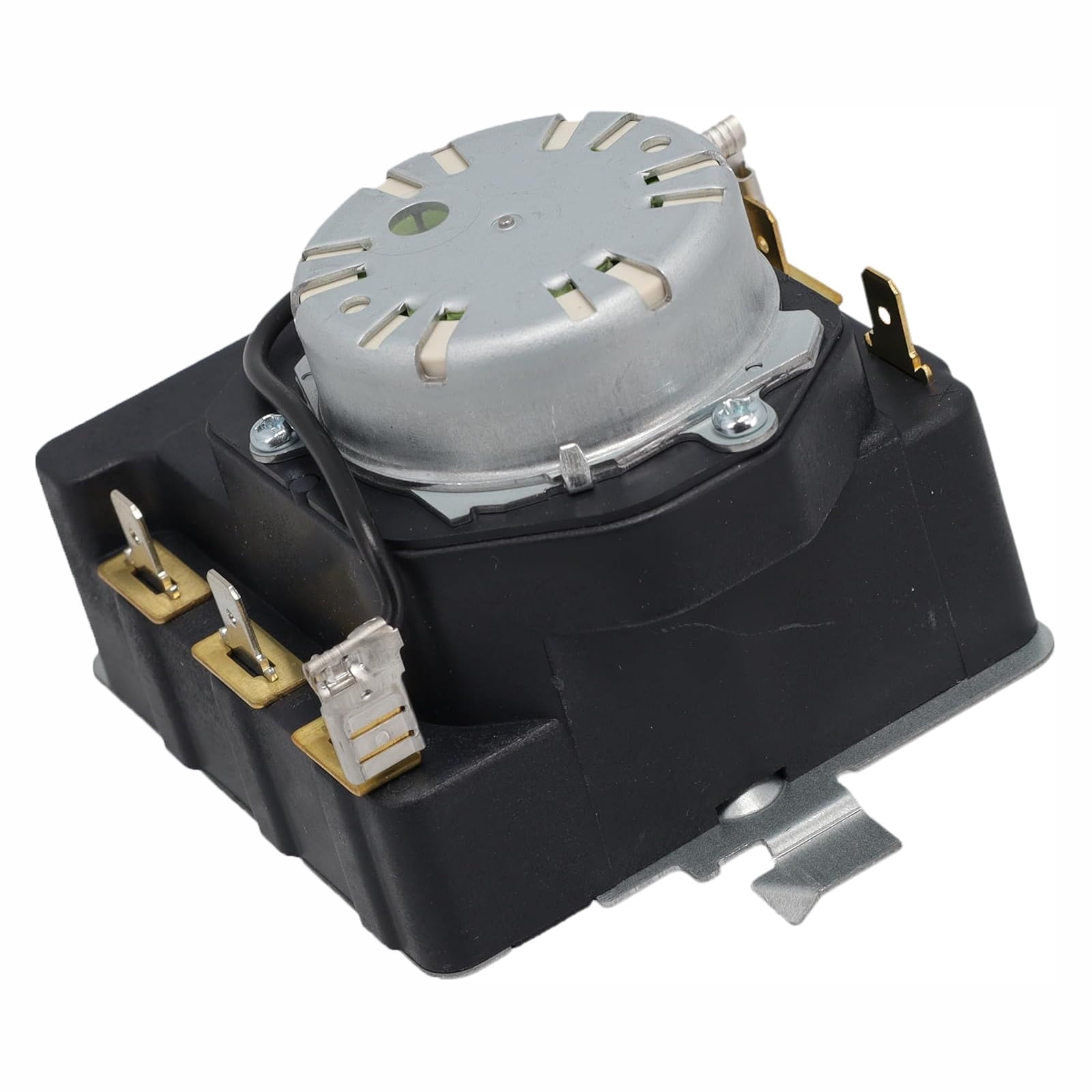 TOP-MAX WE04X25280 Dryer Timer Replacement, Fit for GE & Hotpoint Dryer, Replace TMD1EM35, WE04X25280, 234D2377P005, Black