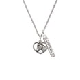 thumbnail image 2 of Delight Jewelry Silvertone Heart with Horse Head Silvertone Sisters Best Friends Forever Bar Charm Necklace, 23", 2 of 4