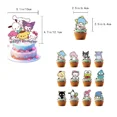 thumbnail image 1 of Serie Sanrio de moda, vajilla para fiesta de cumpleaños, pancarta desechable, adorno para tarta, bandera colgante, globos de Hello Kitty, decoración de cumpleaños, 1 of 3