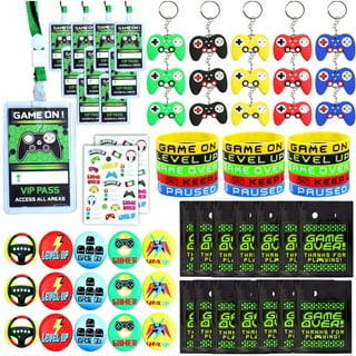 12 Game Controller Squishy Stress Toys & 12 Gamer Bracelets - Video Game Birthday  Party Favors & Supplies for Kids, Tweens or Teens Goodie Bags 