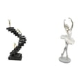 thumbnail image 1 of Estatua De Pensador Abstracto, Figura De Bailarina Moderna, Escultura Artística De Resina, Artesanía Para Estantería, Escritorio, Oficina, Decoración De Entrada., 1 of 8