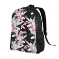 thumbnail image 2 of Cauagu Orchids Flowers Print Backpacks,Travel Daypack Casual Laptop Backpack Bookbag Fits 15 Inch Computer for Men Women, 2 of 8