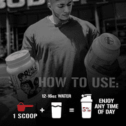 5% Nutrition Rich Piana Real Carbs + Protein | Clean Mass Gainer Protein Powder | Real Food Carbohydrate Fuel for Pre Workout/Post-Workout Recovery Meal | 2.89 lb, 20 Srvgs (Blueberry Cobbler)