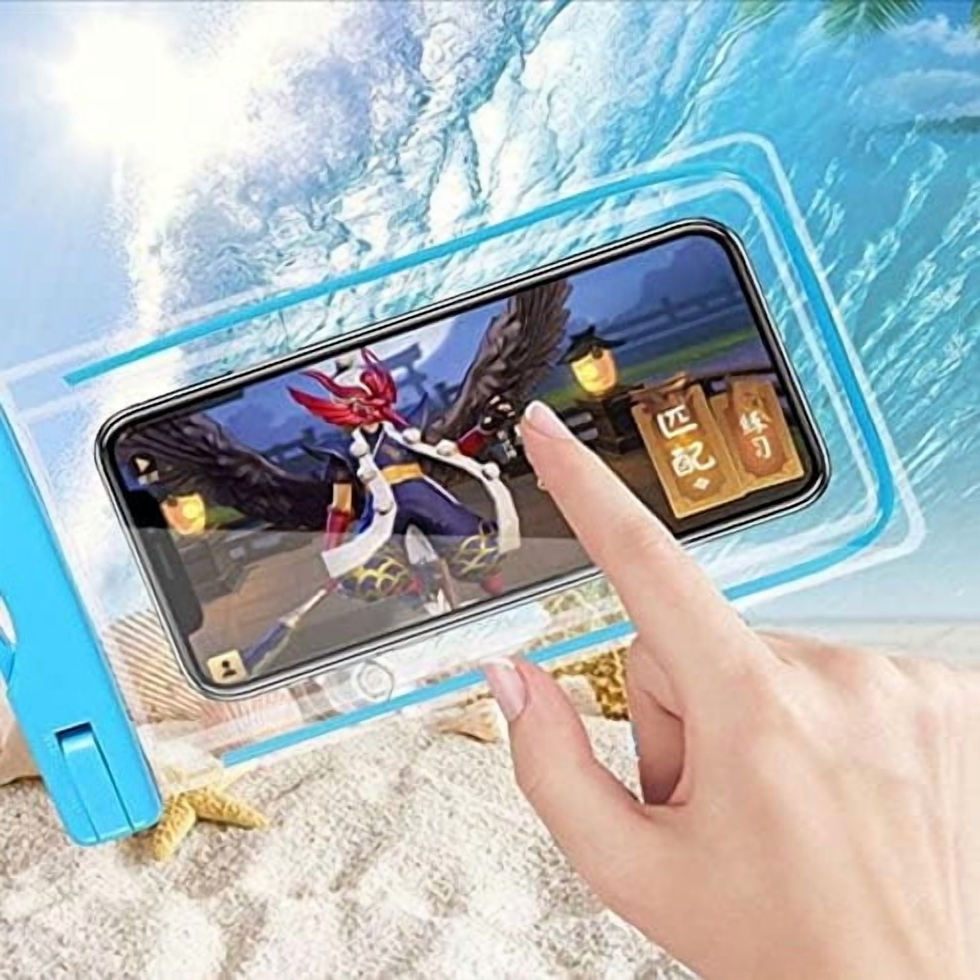 Waterproof Case Compatible With Google Pixel 4a/5a/6a/7a/8a/9a/10a - 2 Pieces Underwater Bag For Pool Sea Floating Cover Touch Screen