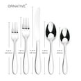 thumbnail image 2 of Ornative Flatware  Amadea 18/0 Stainless Steel 20 Pieces Flatware Set - 10.63" H x 6.69" W x 2.76" D Mirror, 2 of 5