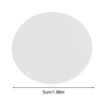 thumbnail image 3 of Plastic Keychain Portable DIY Pre-drilled Reusable Transparent Art Design Crafts Making Protection Film Painting Key Chain Round 5cm 2mm, 3 of 8