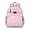 Pink, variant on Colorful Ethnic Toddler Backpack Boho Chic Students School Bag with Tribal Floral Prints, Durable & Lightweight, Ideal for Daily Use