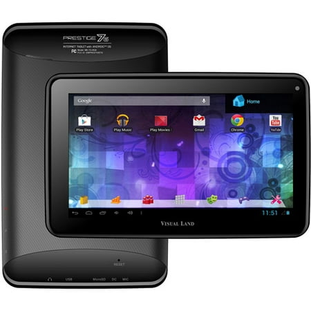 Visual Land Prestige 7" Touchscreen Android Tablet 8GB - Black