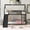 Black, variant on Twin over Twin House Bunk Bed with Ladder and Slide, Metal Playhouse Design with High Guardrails, Convertible Slide & Ladder (Left/Right), Space-Saving, Black