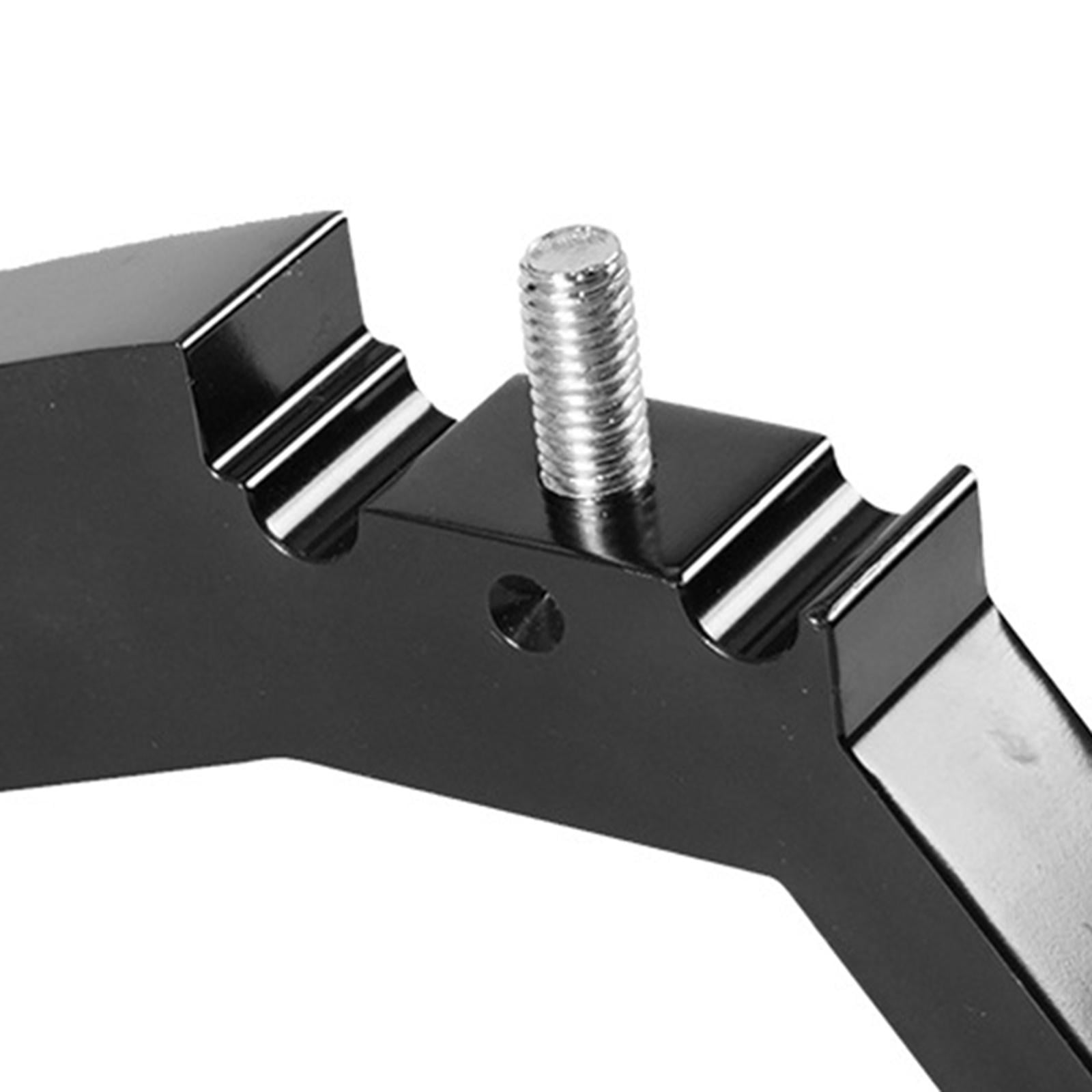 Wzmzjy Jack Mounting Brackets Holder Mount, Rustproof High Lift Jack Mount, Black Car Jack Stand Jack Bed Mount for