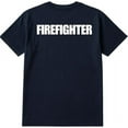 thumbnail image 2 of BILLIONHATS 60-Pack Navy Firefighter T-Shirt Size L – Cotton Blend Printed in USA for Fire & Rescue Teams, 2 of 2