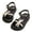 Black, variant on TAIAOJING Toddler Fashionable Sandals Butterfly Flowers Stylish Soft Soled Children's Beach Princess Shoes Open Toed Princess Shoes For Children Soft Soled Beach Shoes For Kids Comfort 30