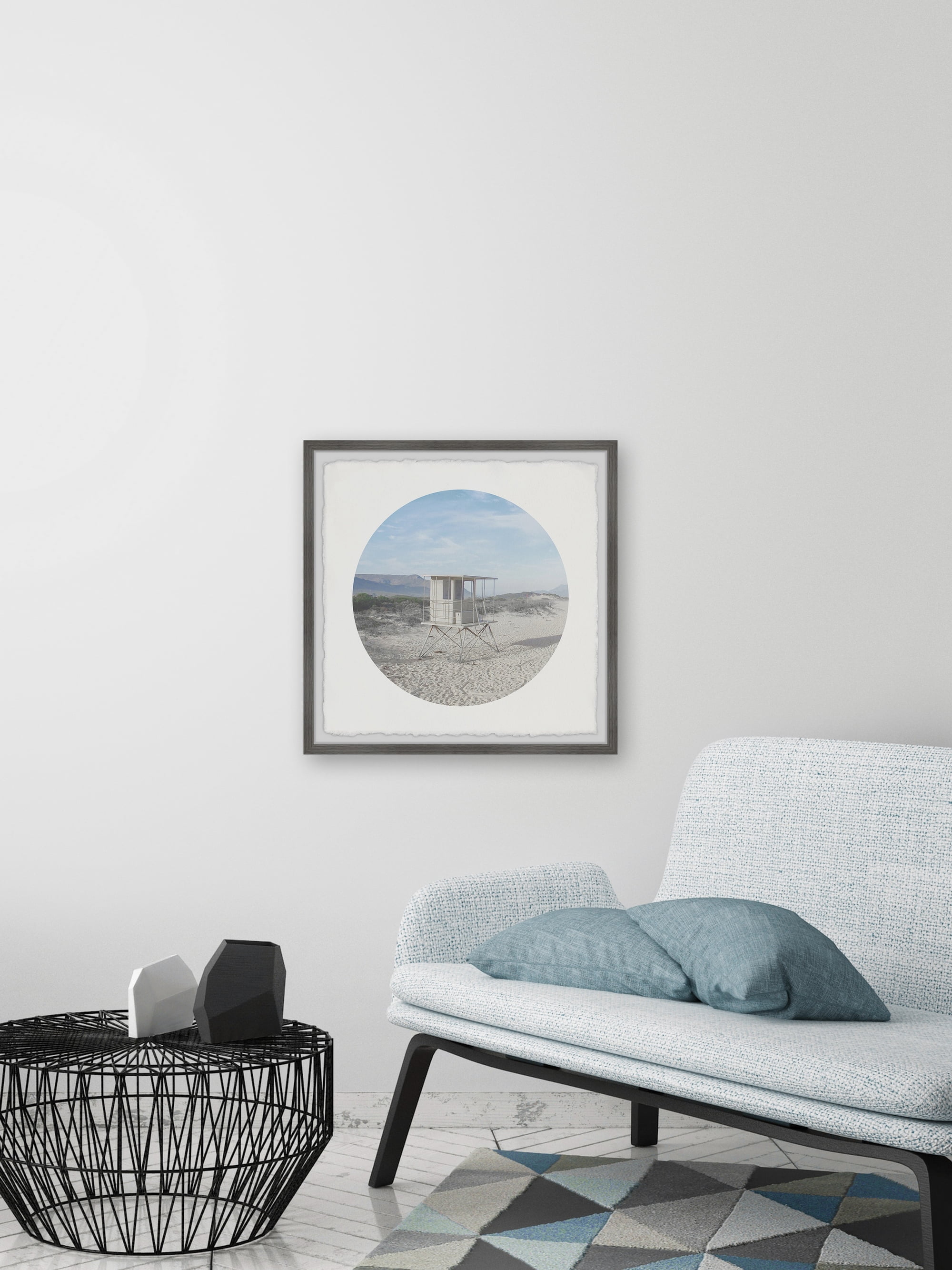Marmont Hill Beach Tower Framed Wall Art