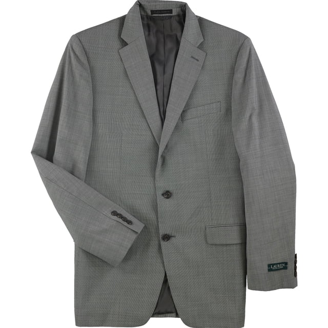 Chaqueta Ralph Lauren para hombre Ultra Flex Two Button Blazer, gris, 42 de largo