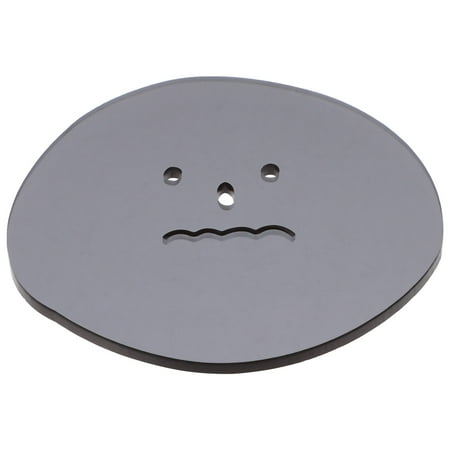 

Hemoton 1Pc Funny Acrylic Coaster Simple Photography Prop Delicate Cup Coaster (Black)