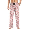 thumbnail image 4 of Top-kevin Valentines Day Hearts Pajama Pants Mens Lounge Pants Casual Men Pajama Bottoms with Pockets Drawstring Size S, 4 of 13
