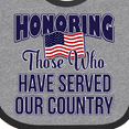thumbnail image 4 of Inktastic Veterans Day Military Honoring Those Who Serve Boys or Girls Baby Bib, 4 of 4