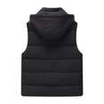 thumbnail image 5 of Miluxas Womens Fall Vests Sleeveless Jacket Zip up Hoodie Pockets Warm Winter Outerwear Black XXXL(XXXL), 5 of 8