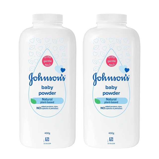 Polvo para Bebé Johnson's & Johnson's 400 g (Paquete de 2)