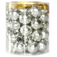 thumbnail image 4 of 48 piezas de bolas navideñas de plástico lisas, mini bolas colgantes navideñas, decoraciones para árboles de Navidad, bolas navideñas de 1,5 cm, 4 of 4