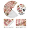 thumbnail image 4 of Yayeee Christmas Tree Skirt 35 inches for Xmas Tree Holiday Party Decoration, Beige Gingerbread Houses, 4 of 6