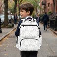 thumbnail image 6 of Chririnla Water Repellent 17" Kids Backpack with Cute Kitten Pattern, 600D Polyester Durable Daypack for School and Hiking, 6 of 10