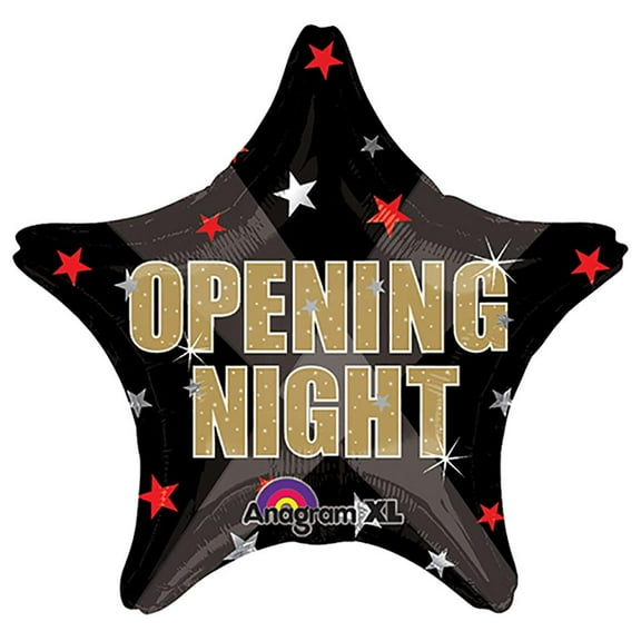 LOONBALLOON Hollywood Balloons, 19″ HOLLYWOOD STAR