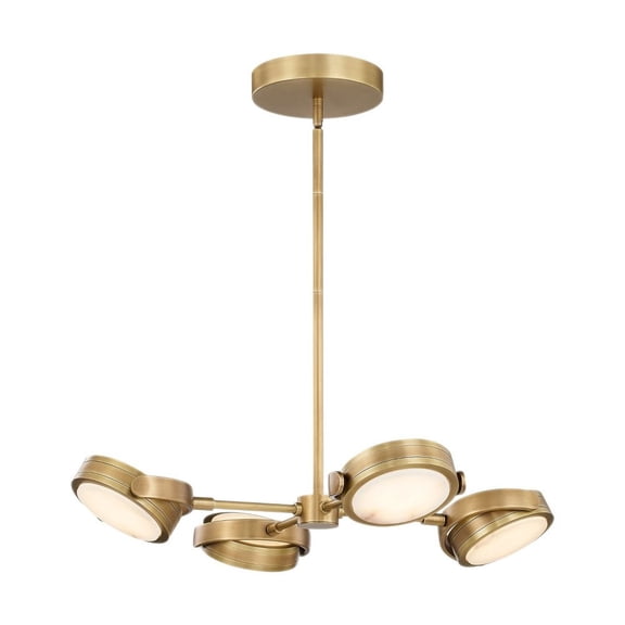 PD325428VBAR-Alora Lighting-Blanco - 61W LED Pendant-2 Inches Tall and 28.13 Inches Wide-Vintage Brass Finish