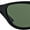 Polished Black/Crystal Green, variant on New Unisex Sunglasses Ray-Ban RB2140 Original Wayfarer Polarized 901/58 54