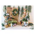 thumbnail image 2 of Neinkie Spring Happy Easter Backdrops for Photography Bunny Rabbit Grass Rustic Wood Background Baby Shower Party Supplies Decor Banner Portrait Studio Photoshoot Prop Photobooth Gift, 2 of 2