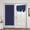 Dark Blue, variant on Door Curtains for Door Window, Privacy French Door Curtain, Blackout French Door Shade for Glass, Thermal Insulated Tie Up Shades Door Window Covering, 26 X 68 Inches,1 Panel