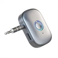thumbnail image 4 of Adaptador Auxiliar Bluetooth 5.3 para Coche con Cancelación de Ruido, Conector de 3,5 Mm, Receptor Audio Estéreo Inalámbrico para Coche para Amplificador y Altavoz, 4 of 5