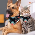 thumbnail image 4 of Easter Pack of Two Translucent Breathable Chiffon Yarn Cat Bandanas, 16x16x22.8in & 20.9x20.9x30in Sizes, 4 of 5