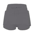 thumbnail image 4 of GEWSEY Womens Tennis Skirt Pleated Athletic Skirts with Pockets Shorts High Waisted Golf Skort for Workout Pickleball (Grey, M), 4 of 6