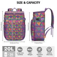 thumbnail image 3 of I Love Strawberries Cooler Backpack, Insulated and Leakproof Fruit Pattern Bag for Hiking and Outdoor Travel, 3 of 5