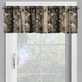 thumbnail image 4 of Ambesonne Brown Valance & Curtain, Coffee Typo Hearts Beans, 55"x24", Brown, 4 of 7