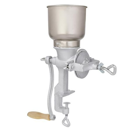 

Qukaim 500# Home Use Hand Cranking Operation Grain Grinder Silver For Grinding All Kinds Of Grain