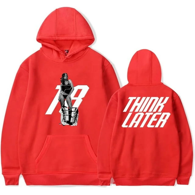 Tate Mcrae Think Later Hoodie Casual Pullover Cosplay Sweatshirt Fashion Clothes
