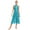 Lake Blue, variant on YONGHS Women Sparkly Rhinestone Sleeveless Lyrical Dance Costume Flowy Mesh Tulle Maxi Dresses Red XXL