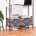thumbnail image 7 of Ryvnso Mandala Bohemia Ethnic Flower Storage Bins Large Basket Foldable Cube Toys Organizer with Handles 1 PC, 7 of 7
