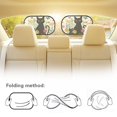 thumbnail image 4 of KUIFORTI Cute Cat Window Shade for Baby In Car, 2 Pack Car Window Shades for Side Window, Cling Automotive Interior Sun Protection from UV and Sun Glare, 4 of 8