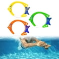 thumbnail image 1 of Juguetes de buceo para niños, anillos de buceo para piscina, juguetes de natación que se hunden, anillos coloridos para piscina, anillos subacuáticos, 1 of 9