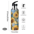 thumbnail image 4 of Sunflowers Insulated Water Bottles Kids Stainless Steel Thermos with Straw Lid Flask Leakproof 20 oz, 4 of 6