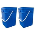 thumbnail image 2 of ByEUcuk 4 Gallon Square Plastic Bucket, Food Grade BPA containers, Made in USA, (Pack of 2), 2 of 3
