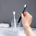 thumbnail image 3 of Cateissary Cepillo de peludo para baño, cepillos de de fácil agarre, cuidado de adultos, herramienta de limpieza bucal de Juegos de accesorios de baño Negro, 3 of 6