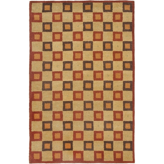 Safavieh Soho Seachlann Geometric Squares Area Rug