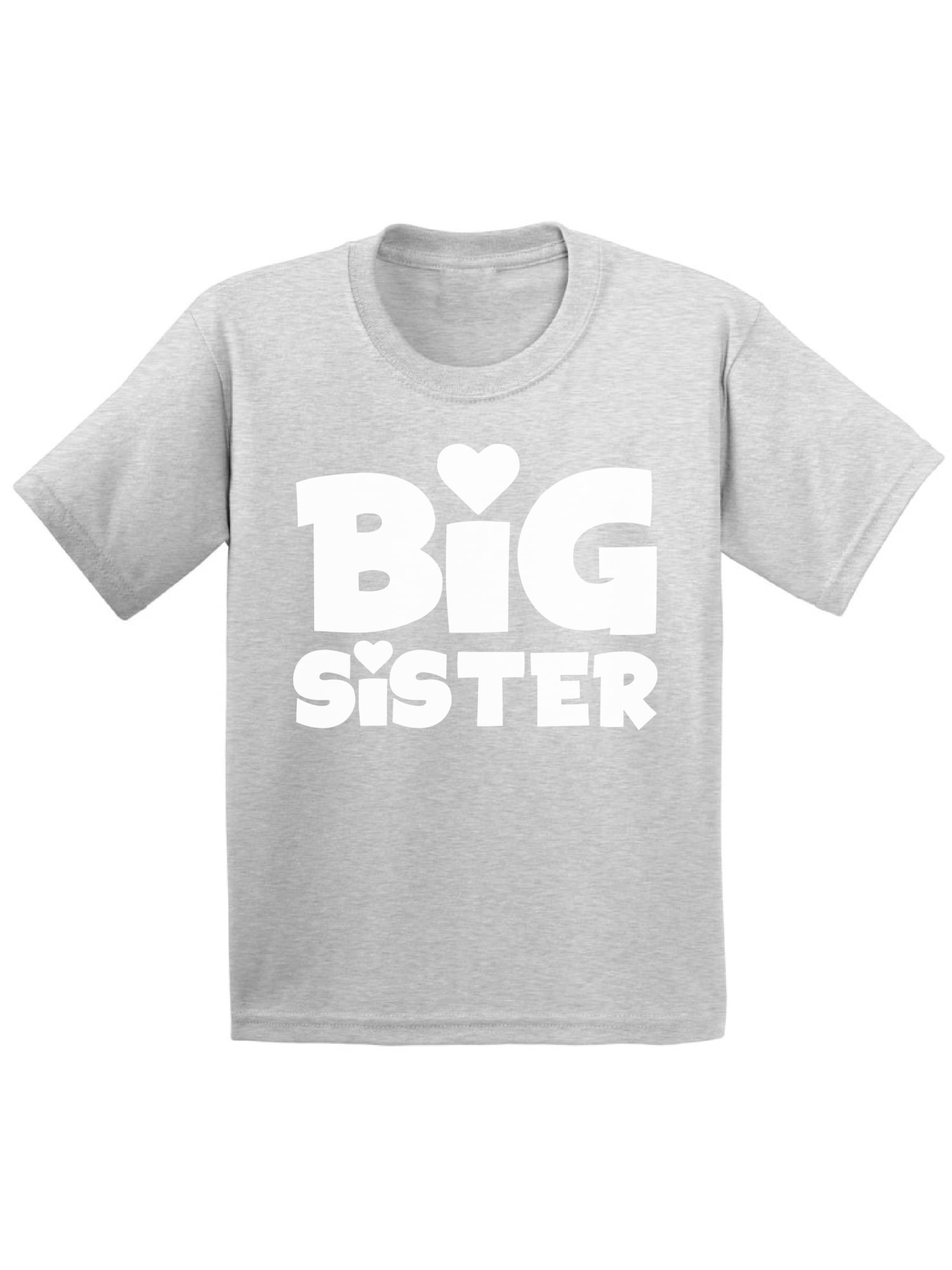 Awkward Styles Big Sister Youth Shirt Lovely T Shirts for Girls Cute