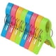 thumbnail image 1 of Paquete de 8 pinzas grandes de plástico para toallas de playa, de colores brillantes, para tumbonas - Imprescindibles para vacaciones - Toalleros para terraza, 1 of 5