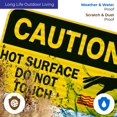 thumbnail image 5 of Hot Surface Do Not Touch Sign,, 5 of 5